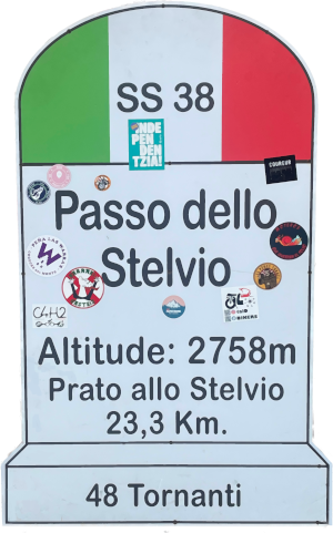 Markierungsstein Stilfserjoch