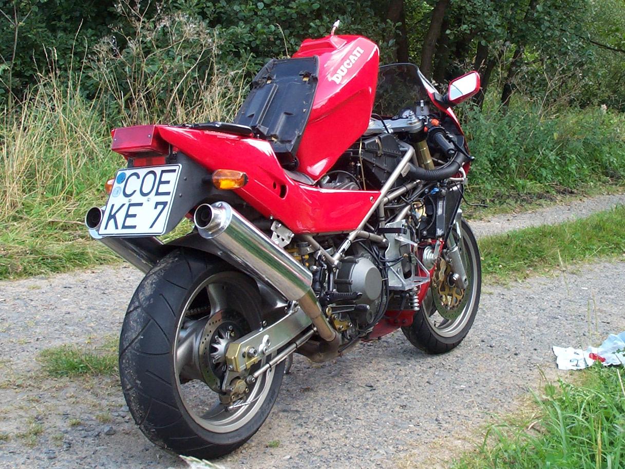 Ducati Panne in der Eifel