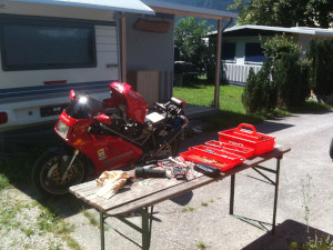 Werkbank in Aufenfeld