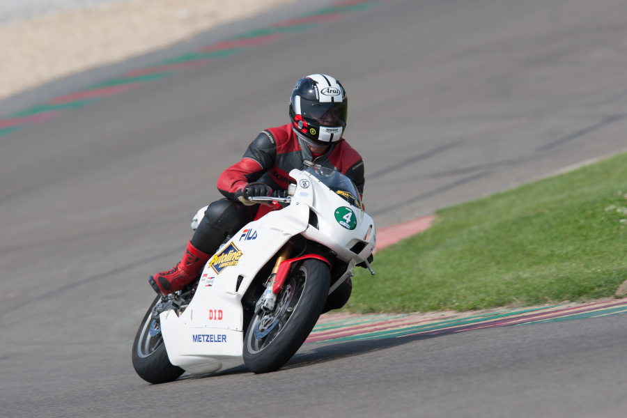 Ulli auf der Rennstrecke